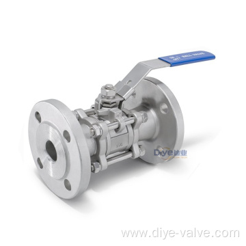 3 Piece Stainless Steel Flanged Ball Valve